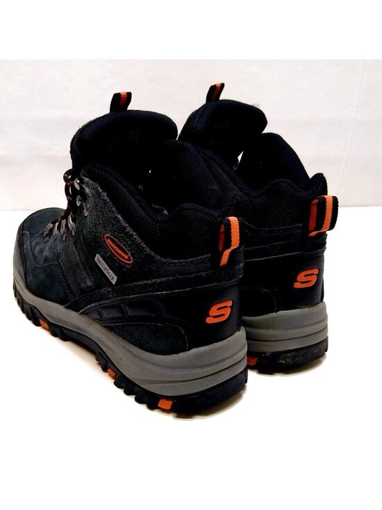 Skechers Relment Pelmo Suede Hiking Boot 64869 Waterproof Relaxed Fit Mens 7 EUC